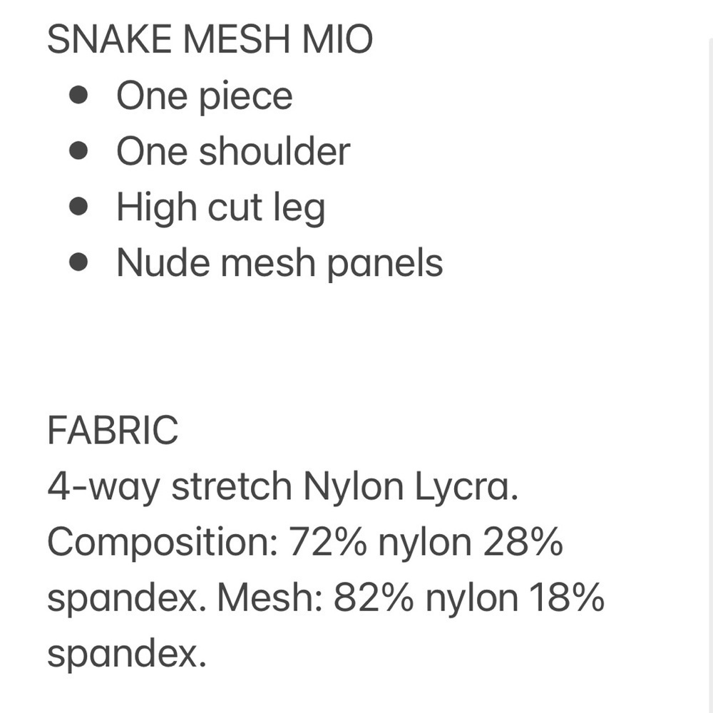 Norma Kamali Snake Mesh Mio - XL NWT - Picture 8 of 9
